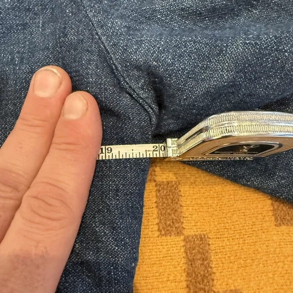 Vintage Maverick Blue Bell 60s Sherpa Lined Denim Jacket Size 36 - Picture 5 of 8